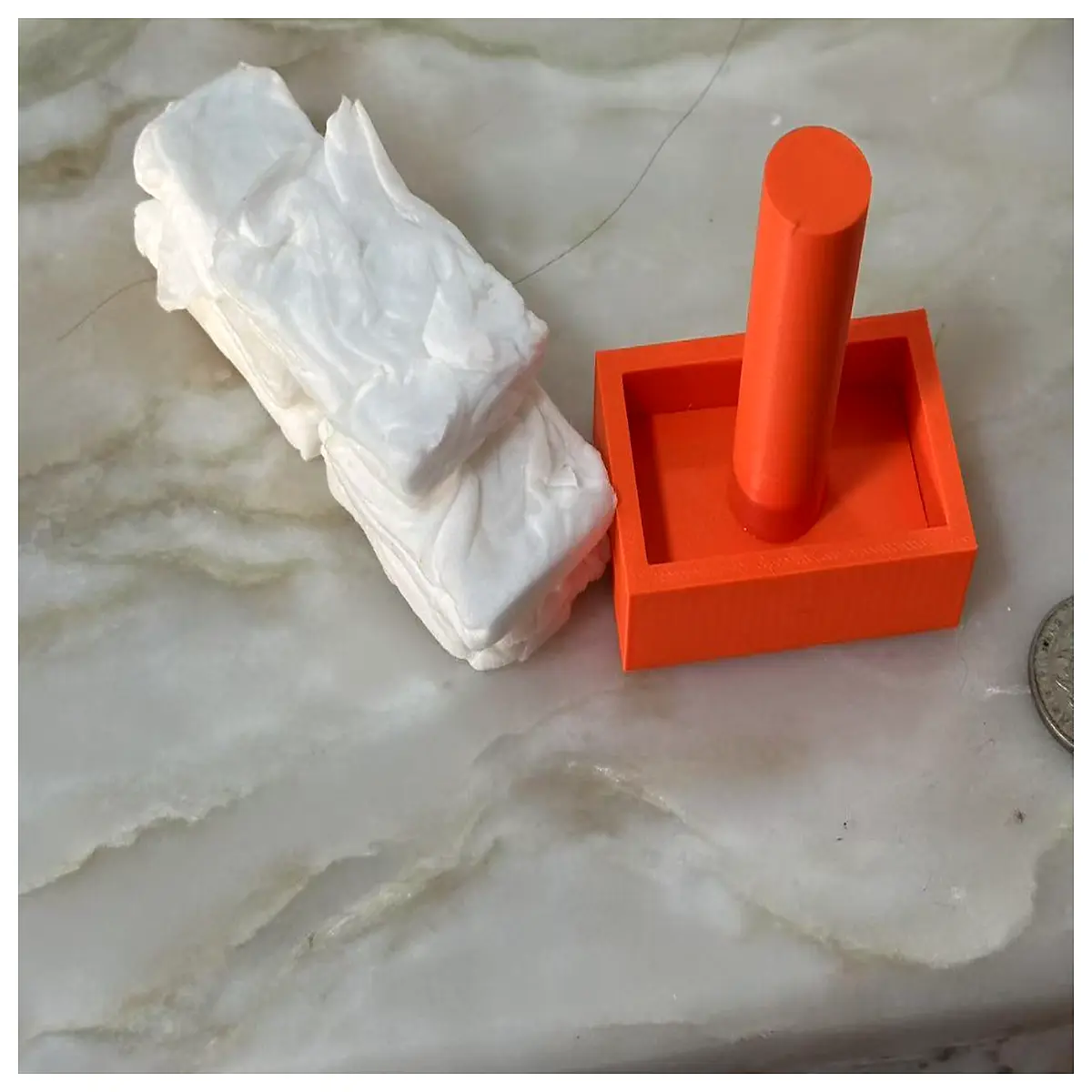 portable cleansing cloth dispenser travel size compact cotton tissue holder for bathroom