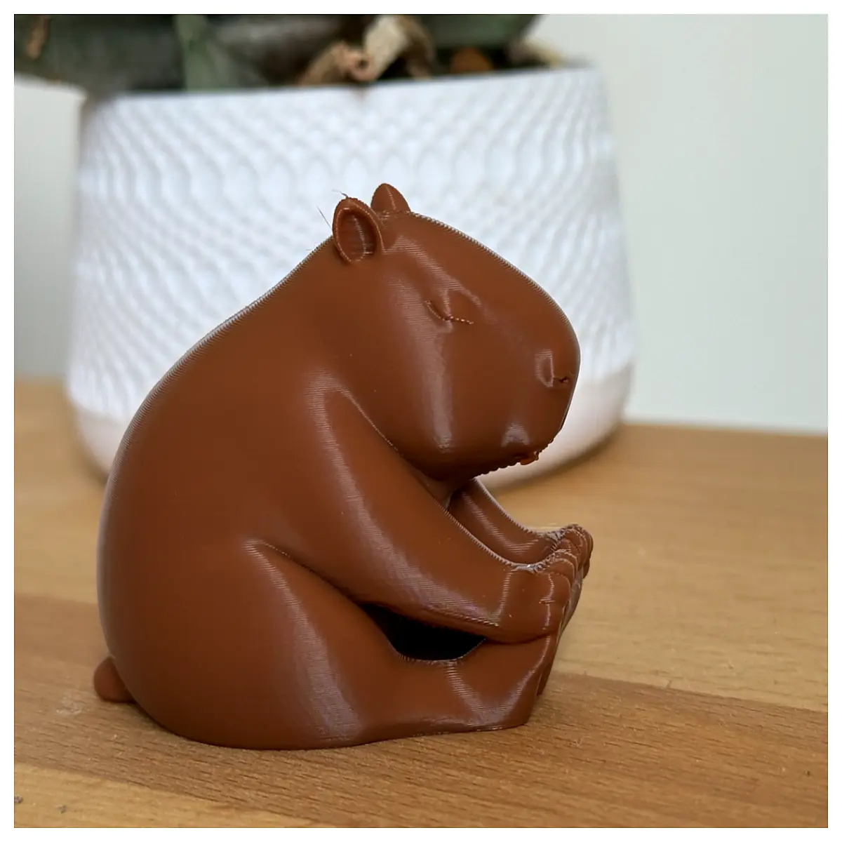 stretching capybara yoga statue funny animal figurine desk decor stress relief friends