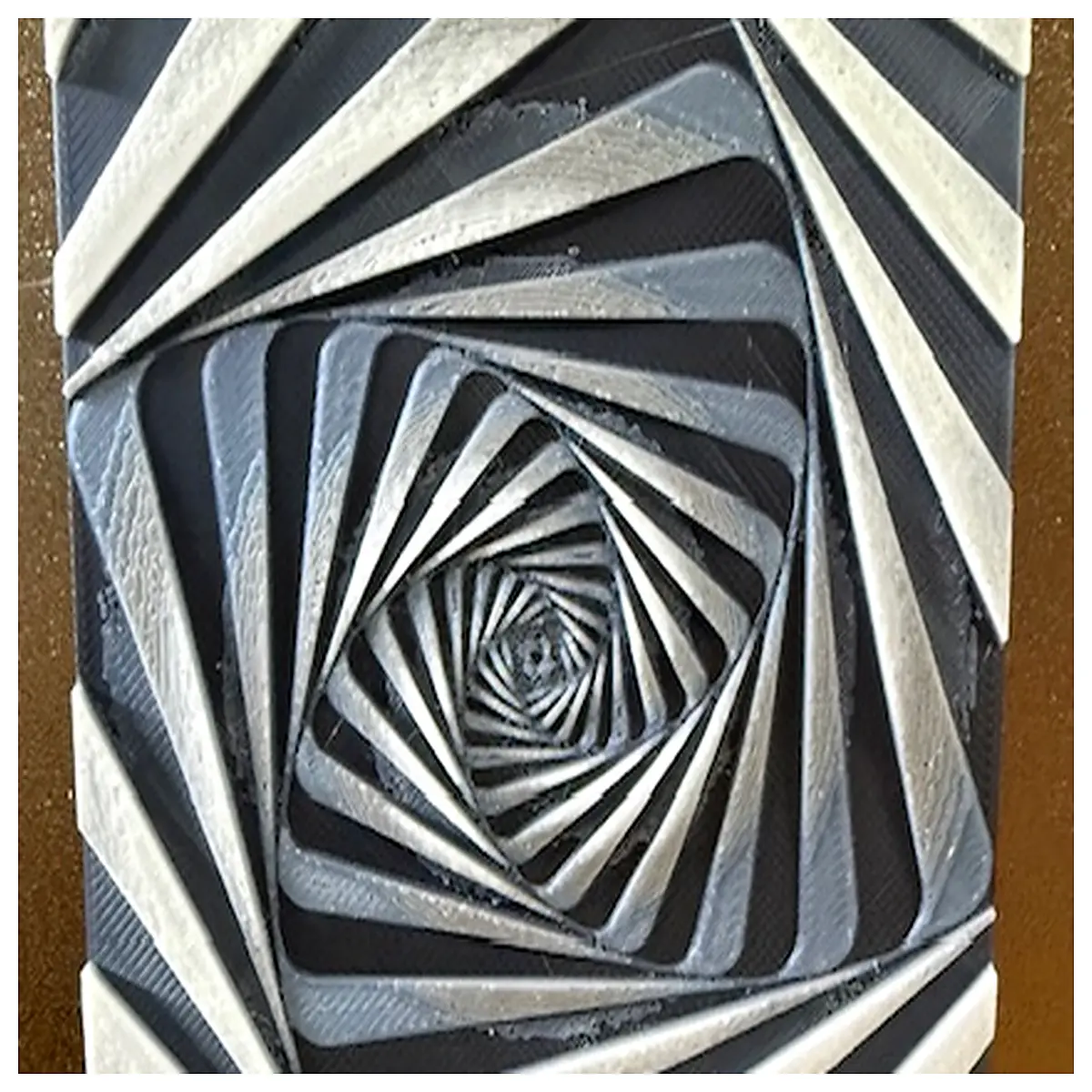 spiral optical illusion art print wall decor modern abstract geometric home decoration gift