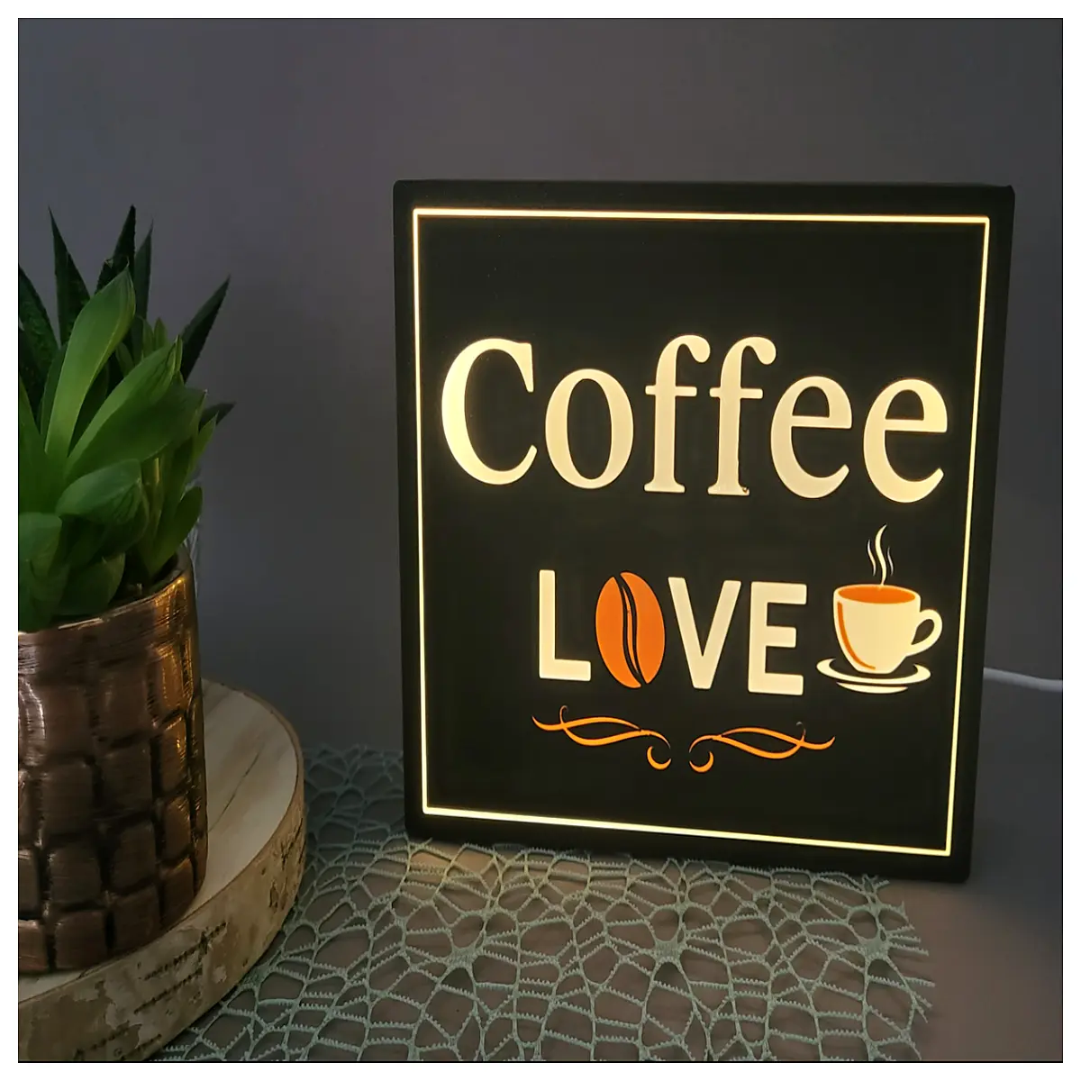 coffee lover neon sign bar decor coffee shop aesthetic wall art home cafe vibe