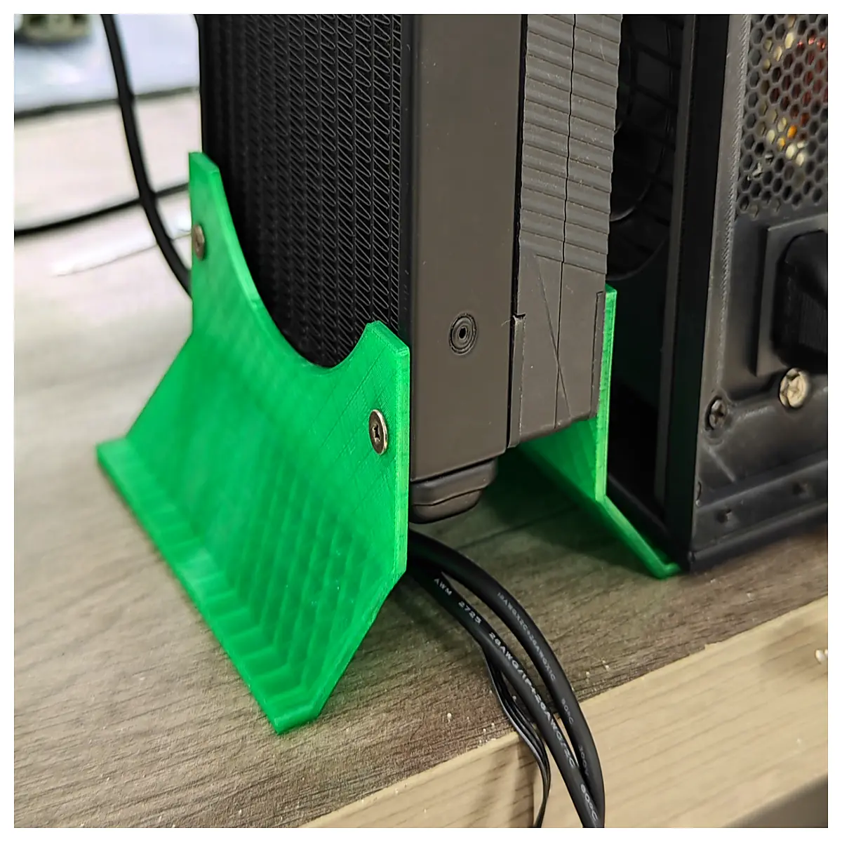 aio cooler radiator support bracket mount for pc case modding anti sag