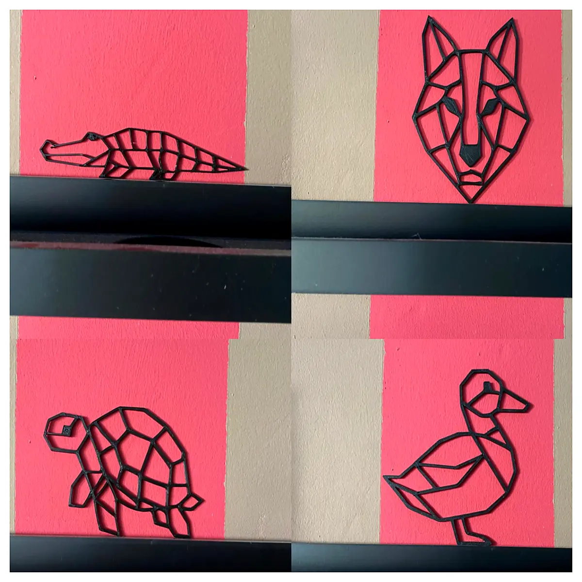 low poly animal models wolf duck assets game dev