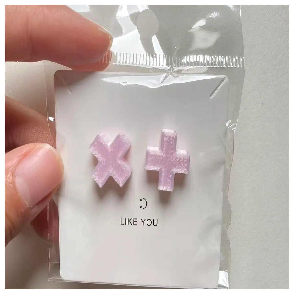minimalist cross stud earrings for women gold silver small faith jewelry gift