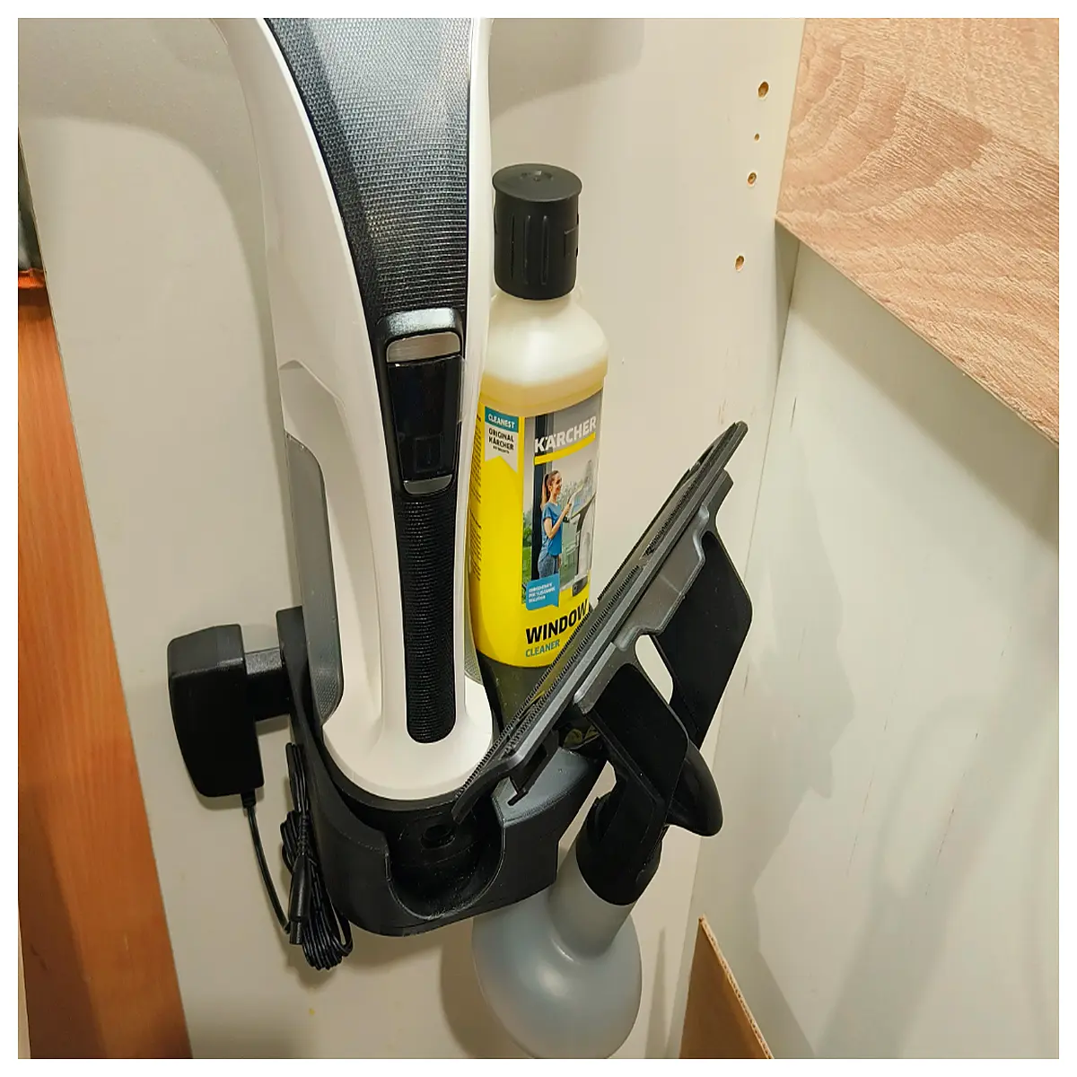 karcher wv6 wall mount holder bracket for window vacuum cleaner storage organizer hook