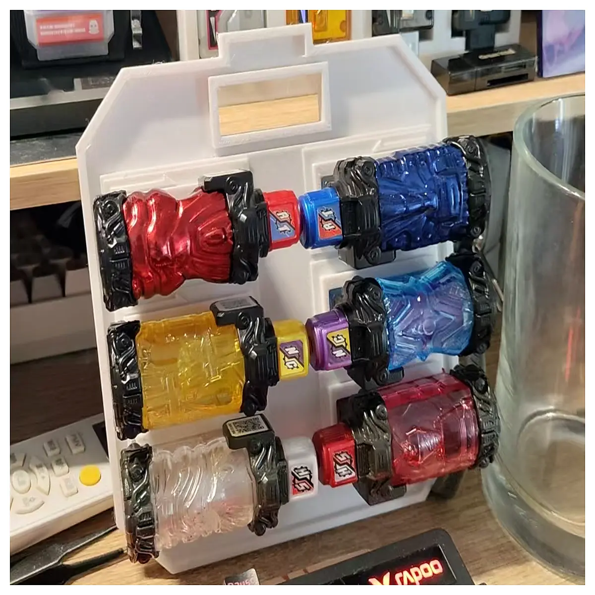 build storage box organizer for figure case