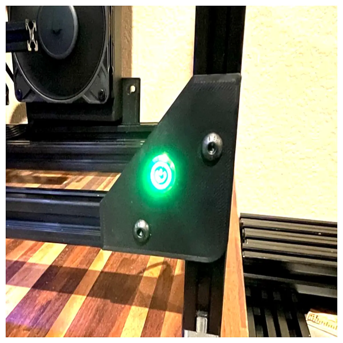 extruded button mount bracket stainless steel industrial panel switch holder snap fit enclosure hardware