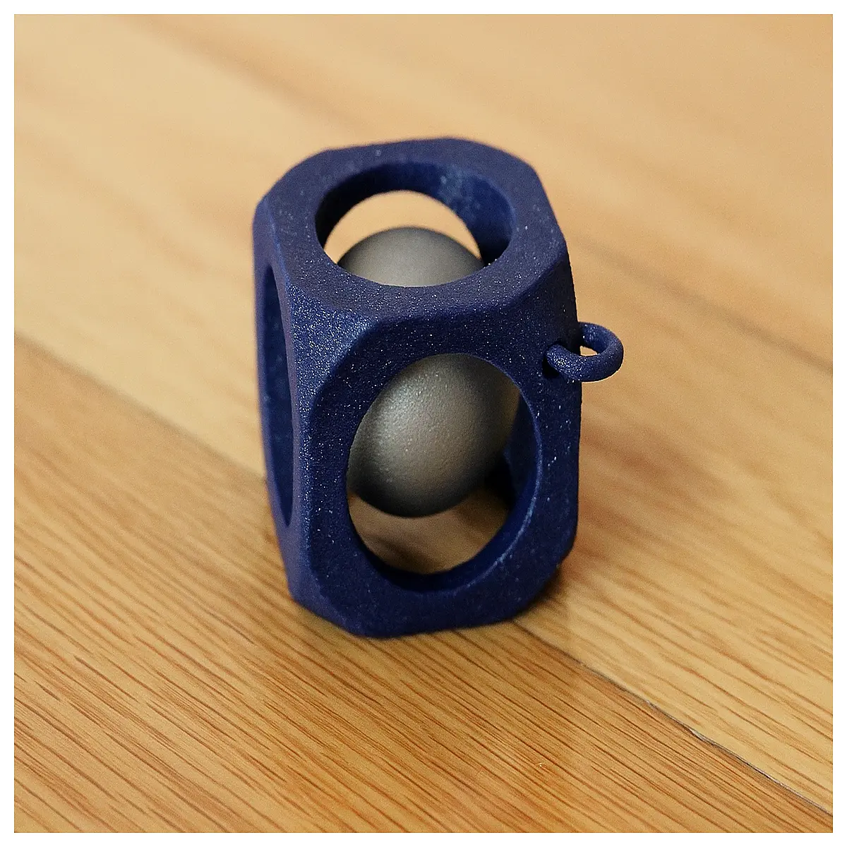 stress relief fidget toy sphere in cube transparent acrylic anxiety relief desktop zen gadget