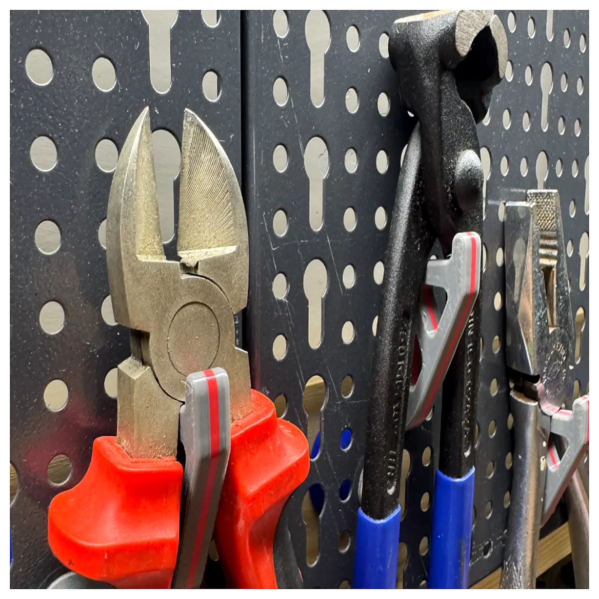 pegboard hooks organizer for tools 20mm 30mm 50mm hole size duty metal storage rack garage workshop accessories