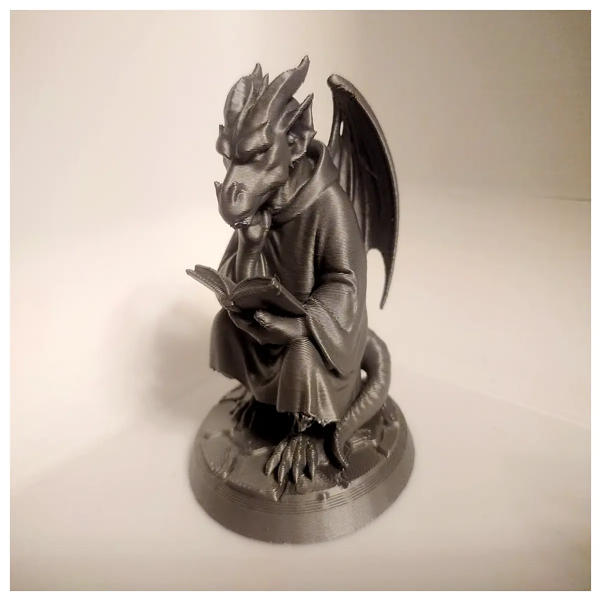 gothic gargoyle statue for home decor dark academia aesthetic shelf ornament vintage stone figurine spooky halloween mantel piece