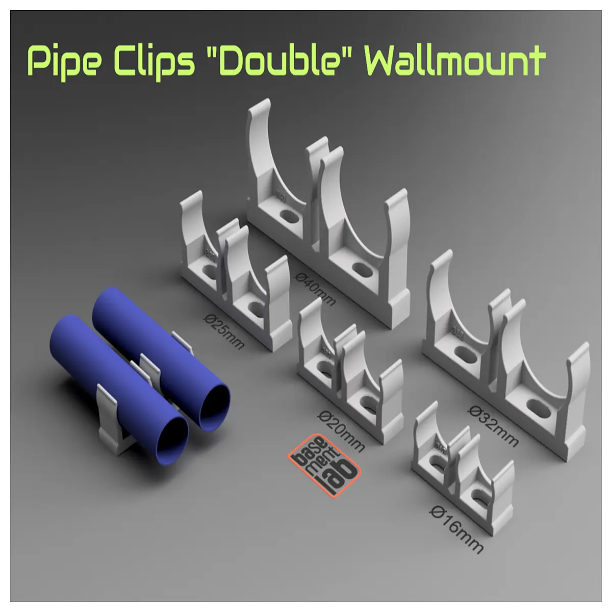 duty cable clips double head wire management 16mm 20mm 25mm 32mm 40mm industrial grade nylon cord organizers for electrical wiring