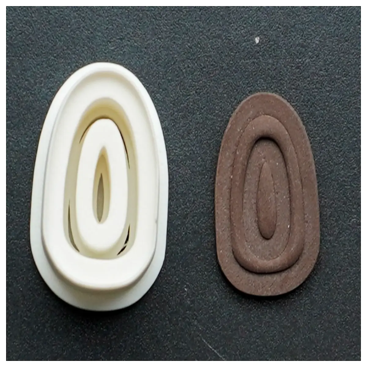 oval polymer clay cutter set for making dangle earrings and pendant necklaces jewelry craft tools