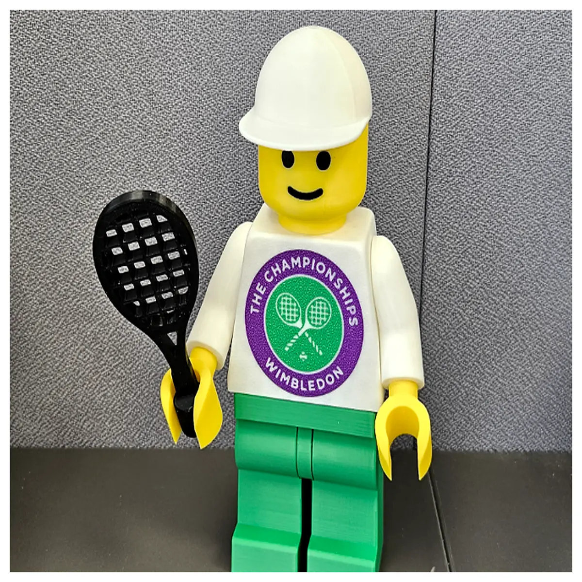 wimbledon tennis player minifigure 20cm collectible building block toy for kids sports gifts