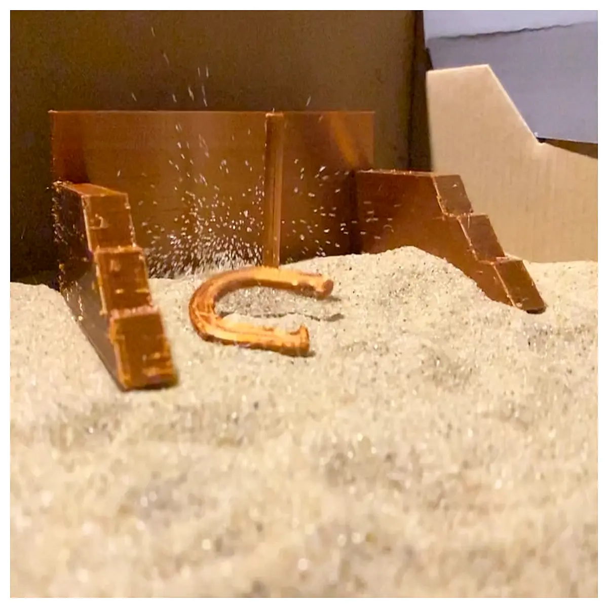 mini horseshoe toss game for kids table top skill challenge party favor