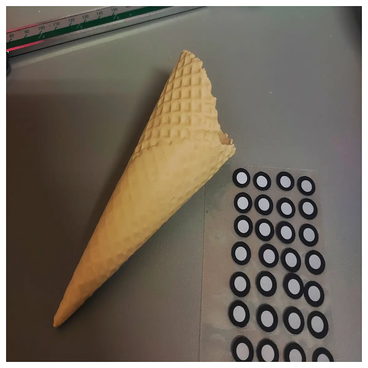 realistic ice cream cookie prop for photography kitchen decor