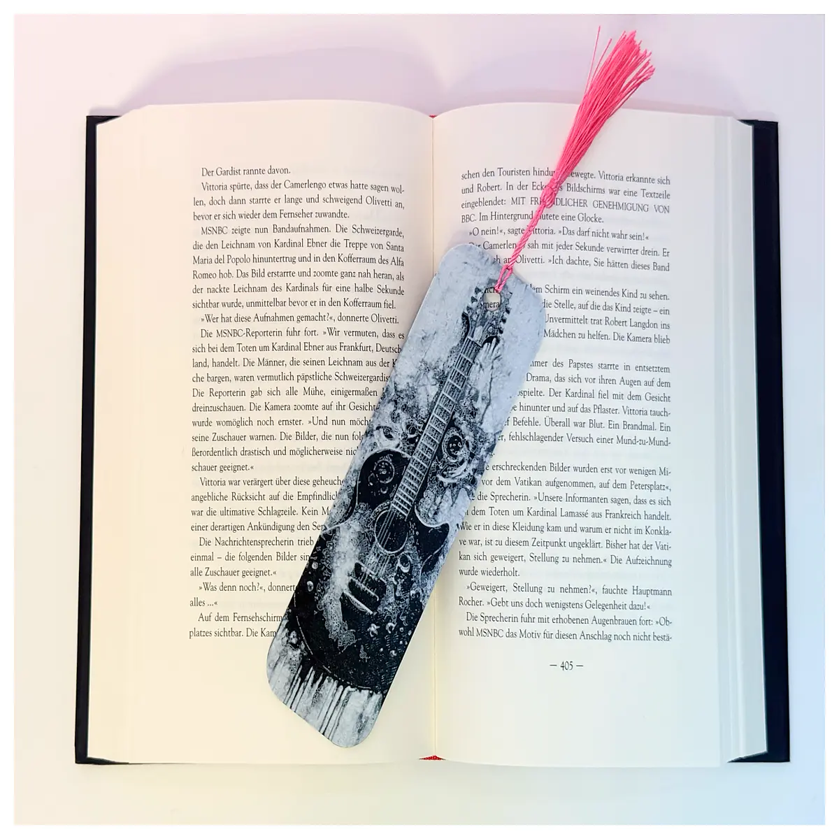 cute guitar bookmark for music lovers rock paperclip reading marker metal musical note book mark gift