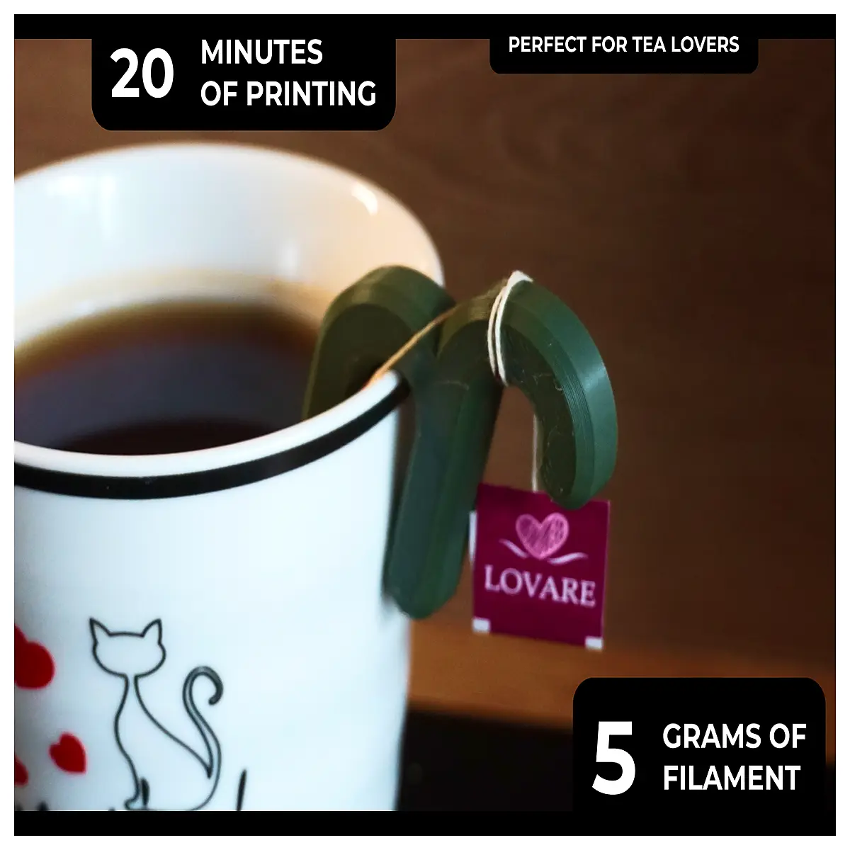 mug hook for cabinet door tea bag holder organizer cup hanger rack storage