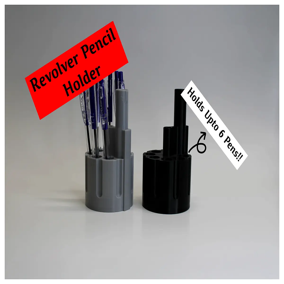 desktop revolver pencil holder organizer multi compartment pen cup for office desk supplies storage