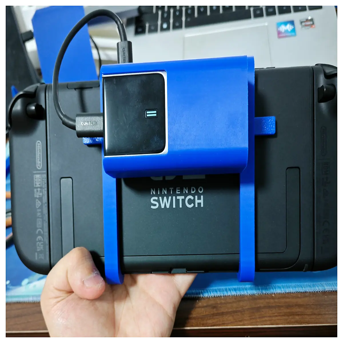 portable battery case for ns2 console external power bank clip on charger extended play time accessory