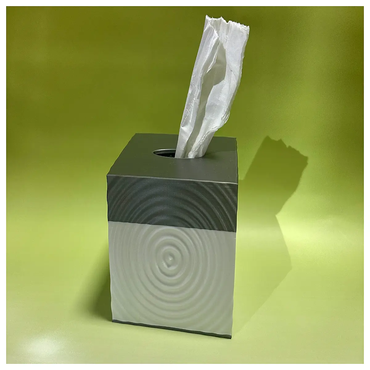bathroom tissue holder with base ribbed roll paper dispenser countertop toilet paper organizer box