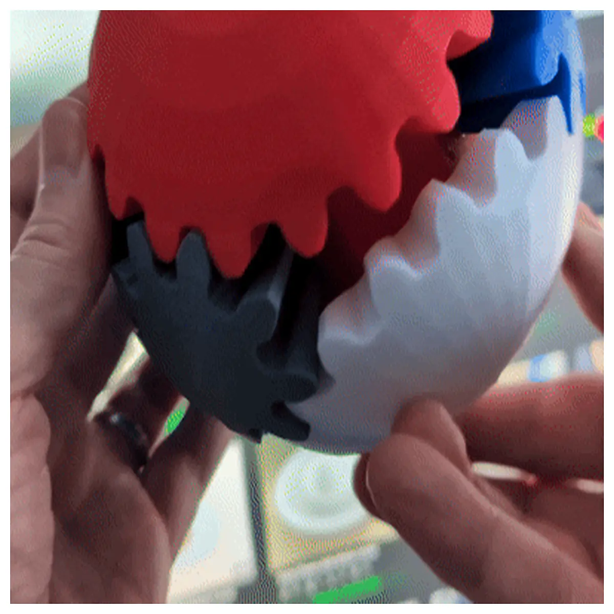 fidget gear ball stress relief toy anti anxiety sensory tool for adults kids