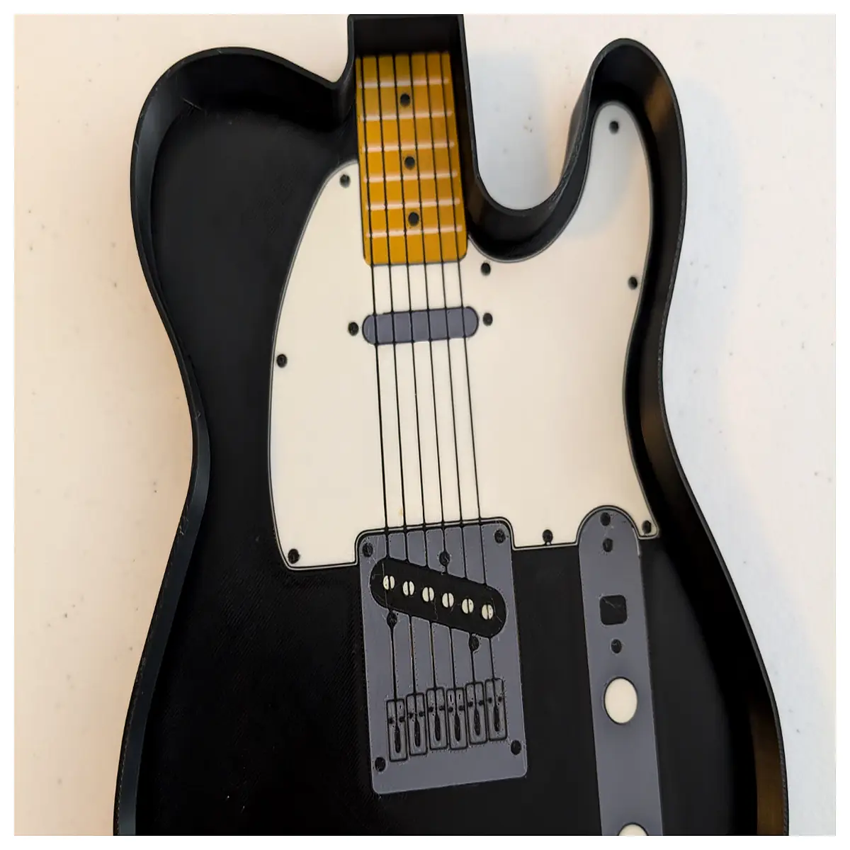 vintage telecaster guitar wall art decor music lover gifts for men women rock band home office desk accessories musical instrument themed room decorat