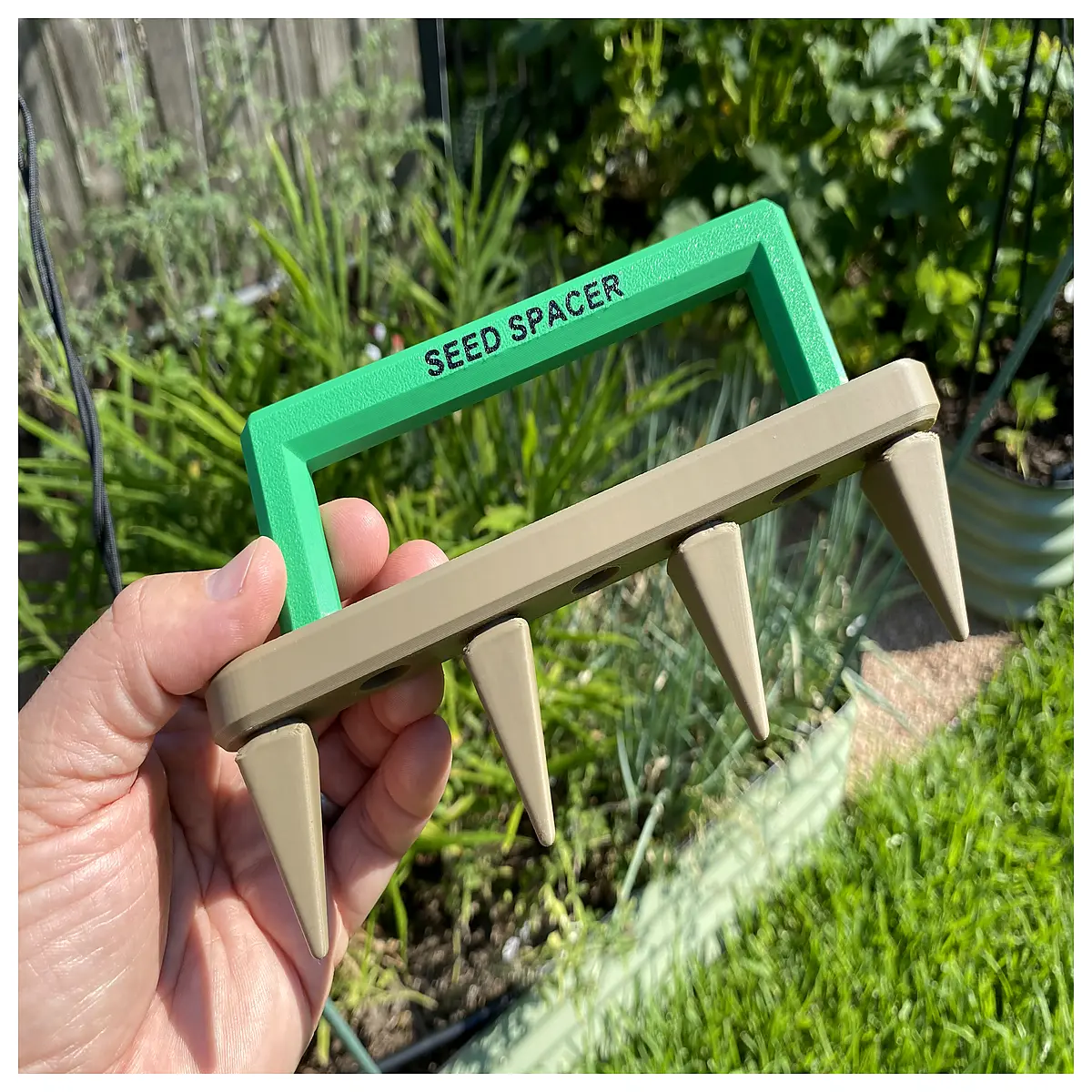 garden planting grid template for precise seed spacing square layout guide for vegetable beds nursery potting mat with measurement lines