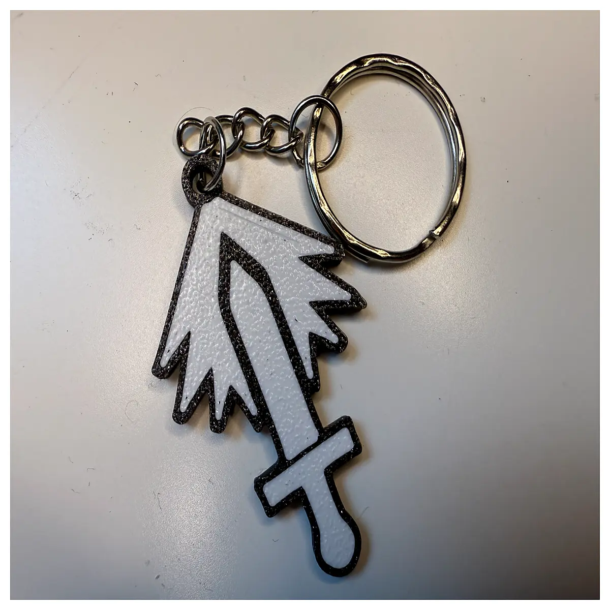 3 school of wolf keychain metal alloy medallion rivia cosplay prop gamers