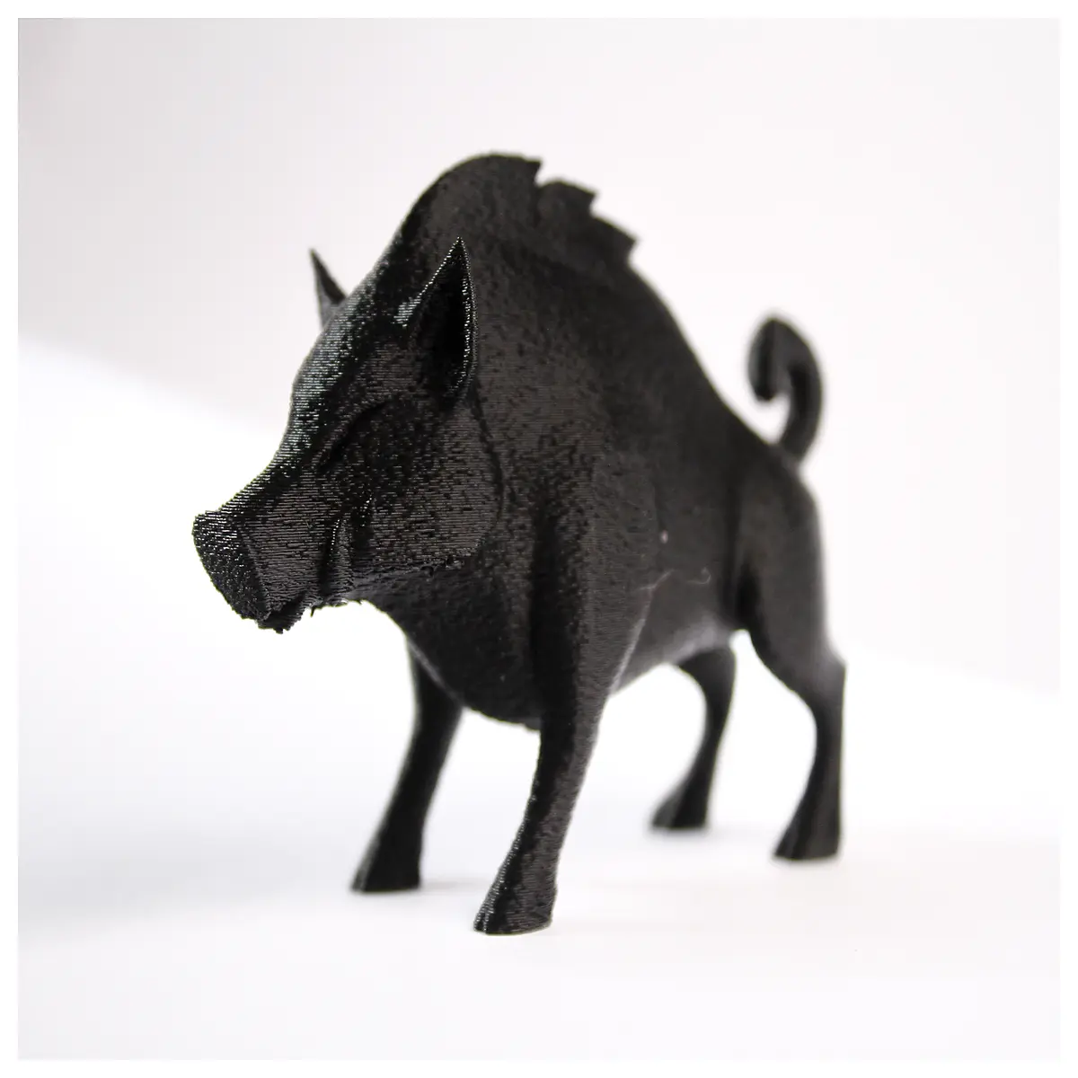wild boar home decor rustic wall art farmhouse pig figurine hunting trophy animal sculpture for cabin living room shelf