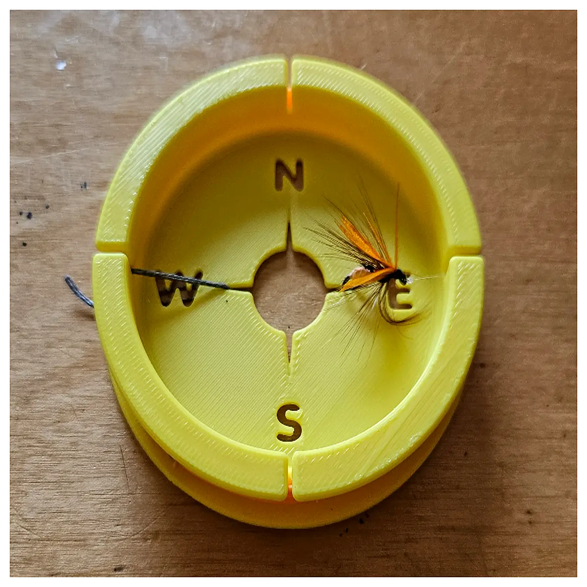 fishing line winder spool organizer reel keeper storage case tackle box accessory