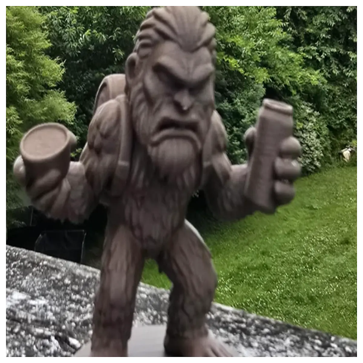 angry savage holding zyn can funny meme sticker