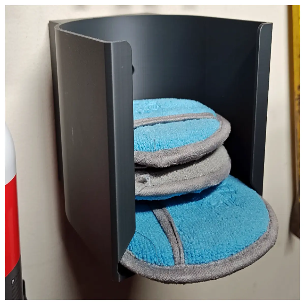 trc ultra wall mount dispenser for pre moistened wipes hands auto retractable holder for bathroom and kitchen cleaning