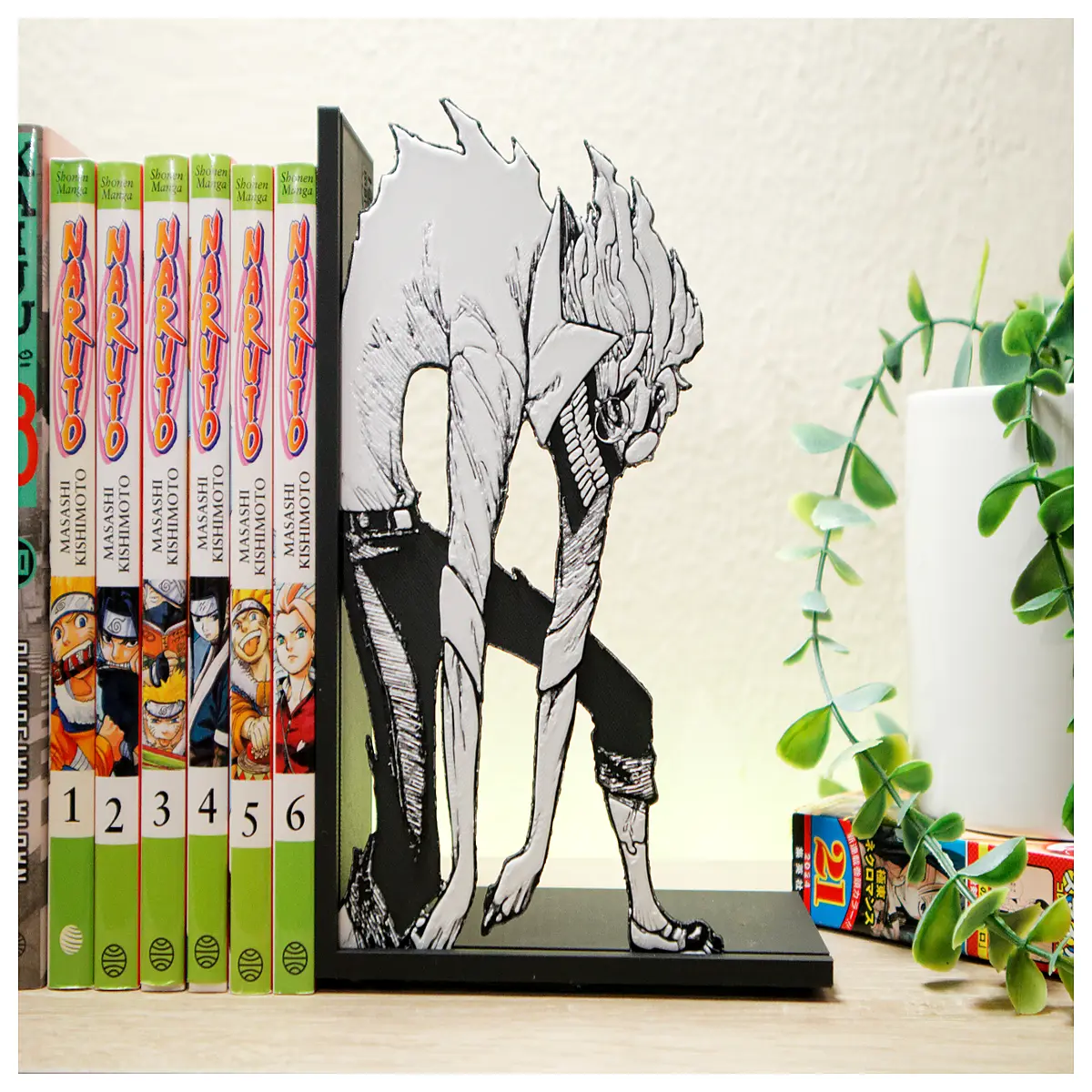 okarun dakki bookends dan da dan anime figure storage organizer desk accessory cool geek decor gift