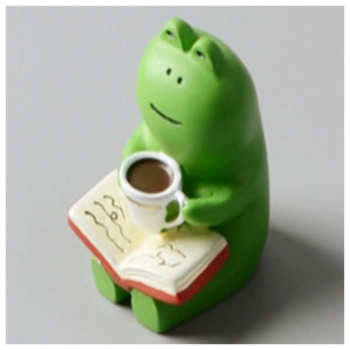 cute reading book plushie desk decor kids room animal lover gift
