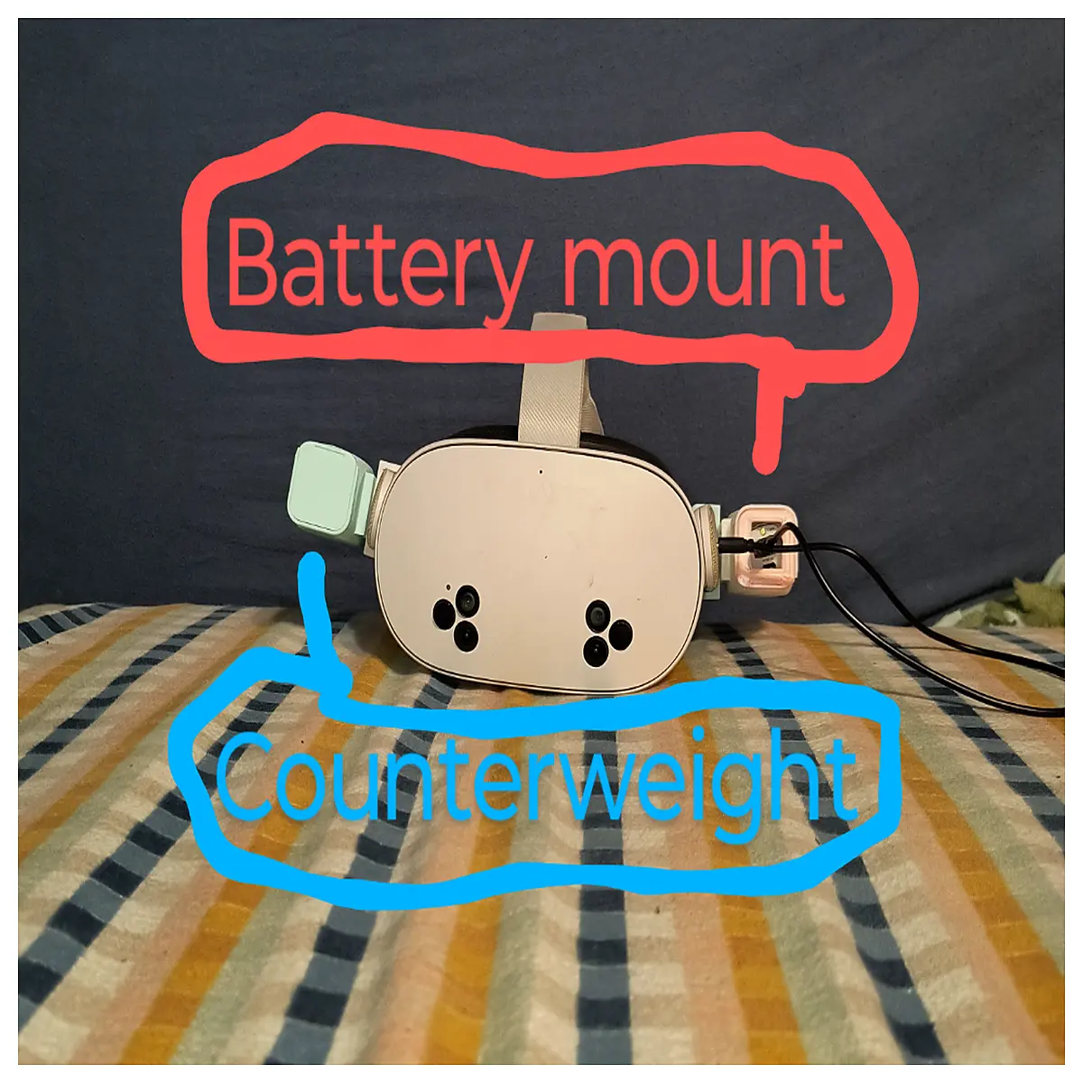 tylt for quest 3 and quest 3s batteries charging dock holder accessory
