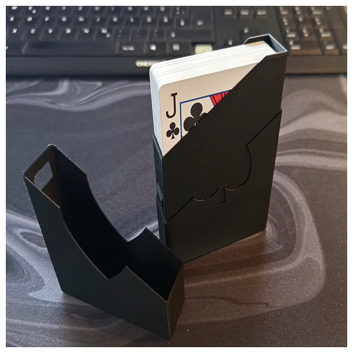 collectible card game box organizer storage deck protector sleeves for trading cards