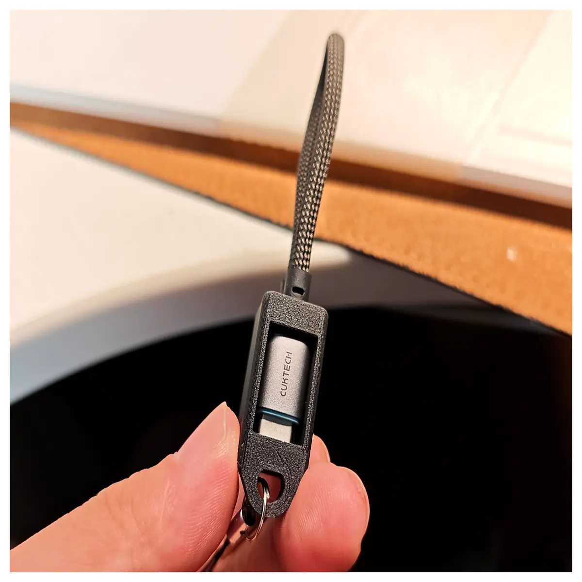 baseus magnetic cable organizer strap 15cm short cord management tidy holder