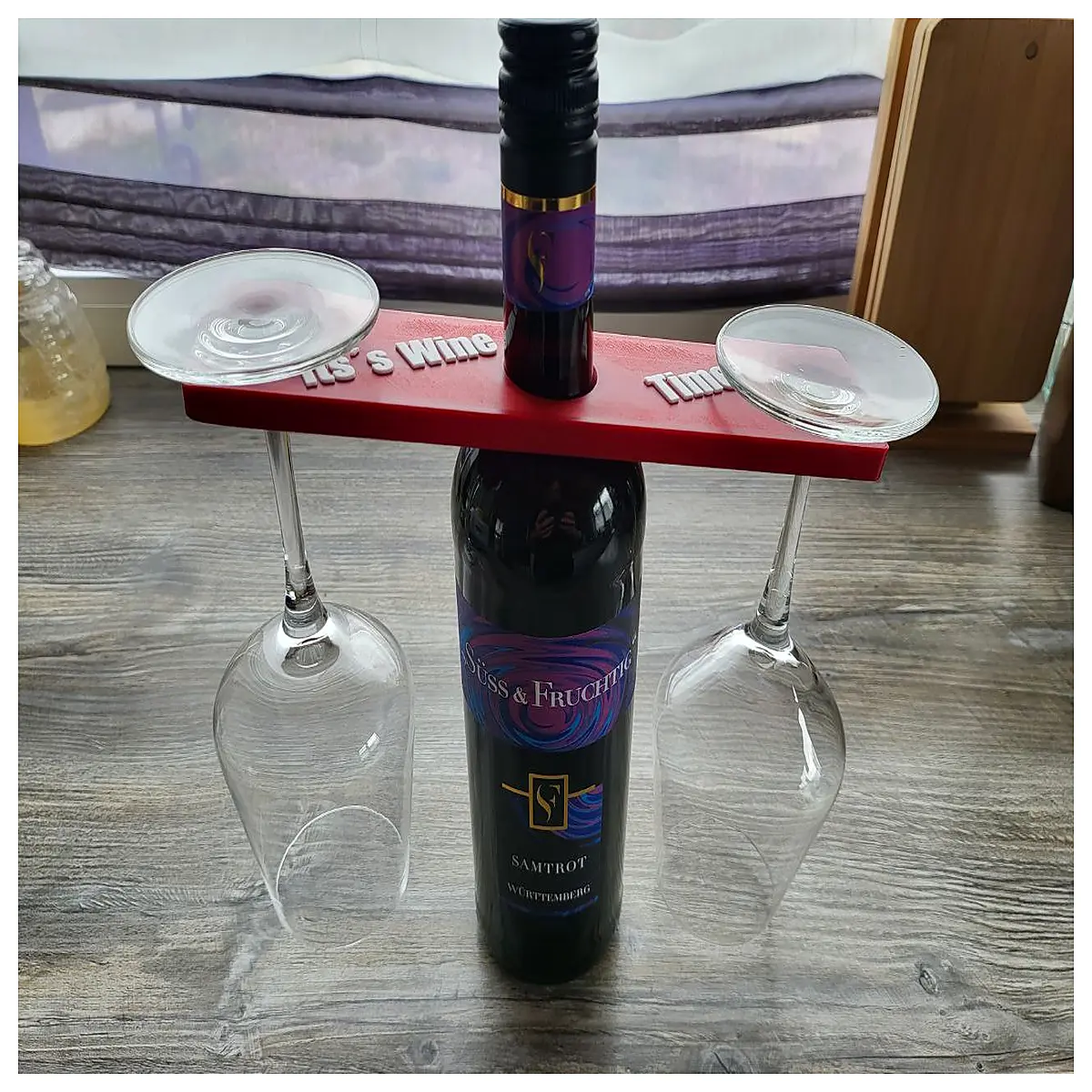 wine glass rack holder for cabinet under shelf hanging stemware organizer storage