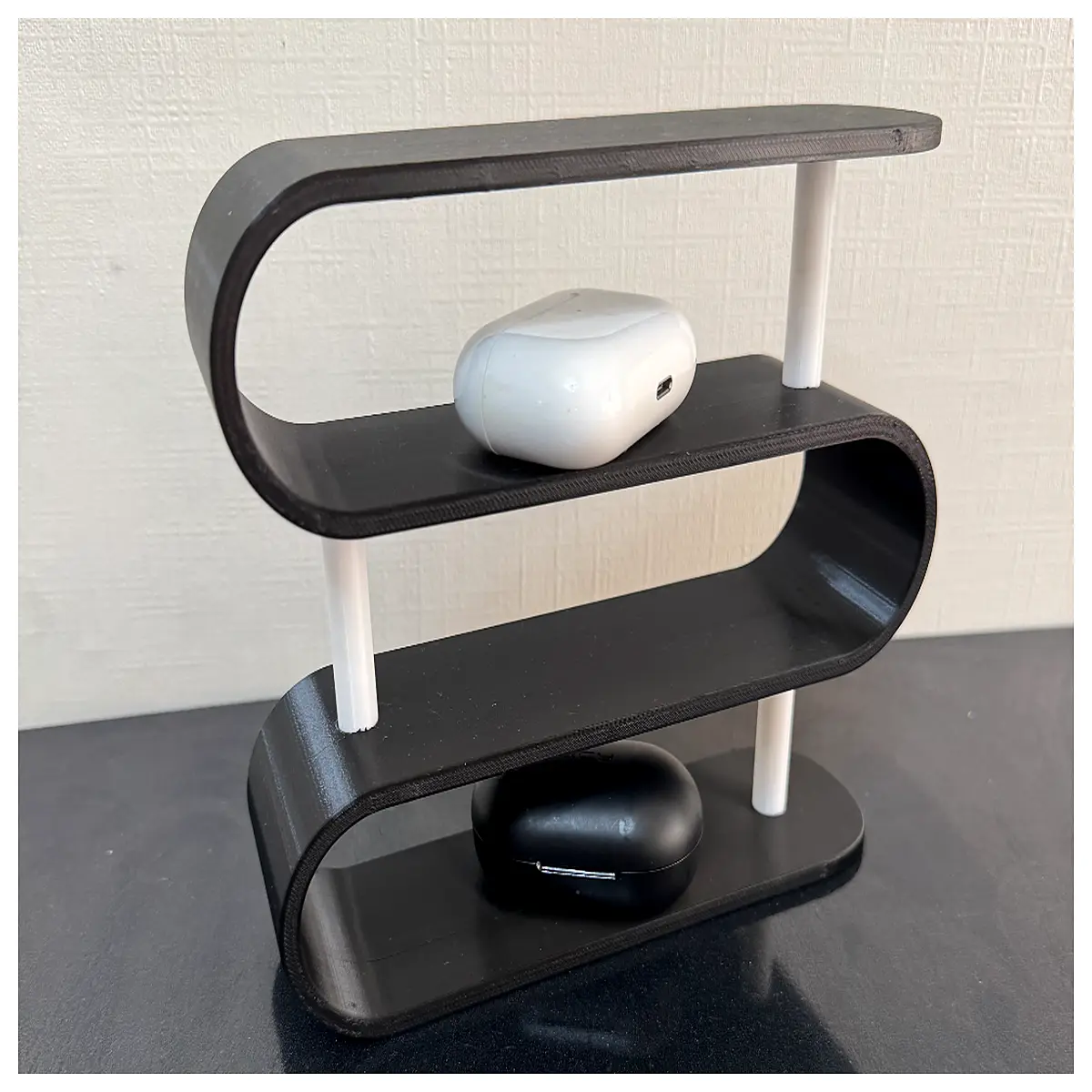 mini desktop organizer shelf for desk small space storage cute acrylic riser