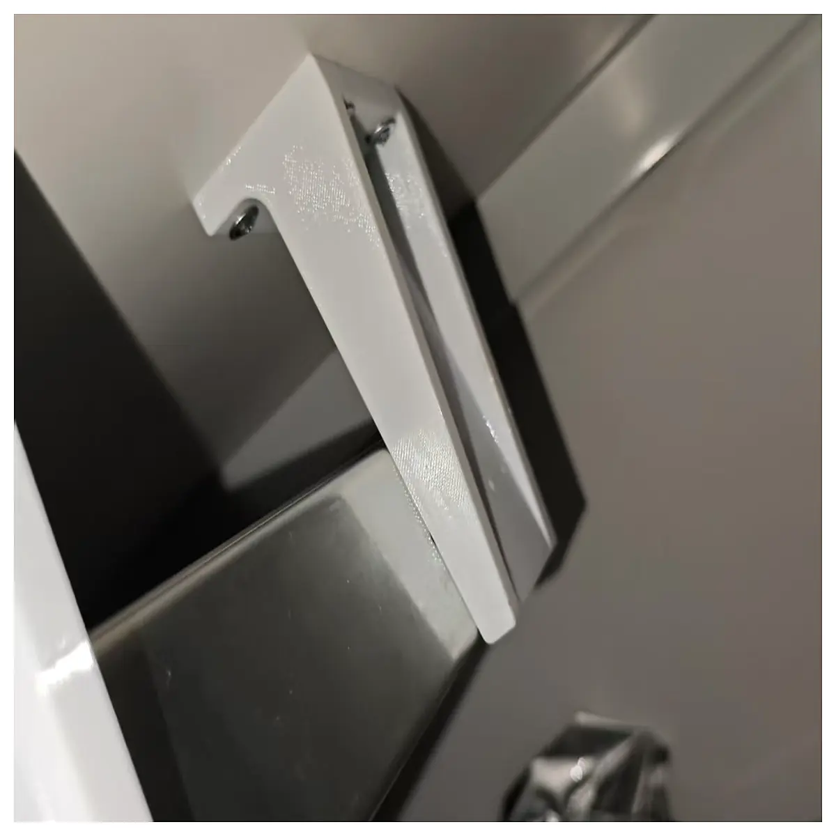 53mm duty slide under desk bracket mounting hardware for office furniture upgrade