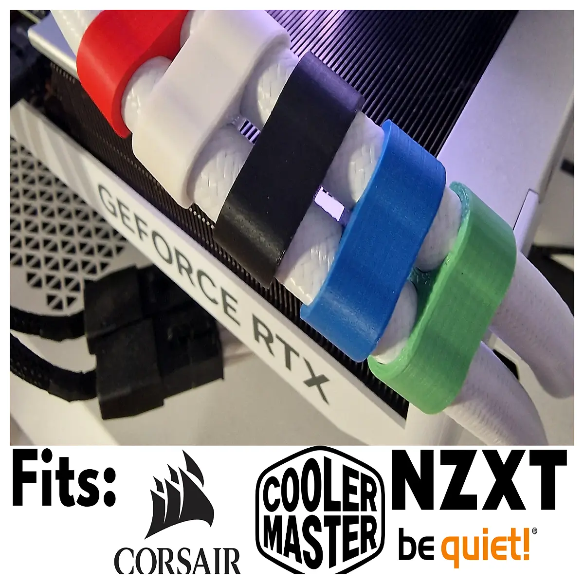 aio liquid cooler tube clamp holder for h100i h150h100x coolermaster masterliquid nzxt kraken x63 x72 z series anti vibration rubber strap