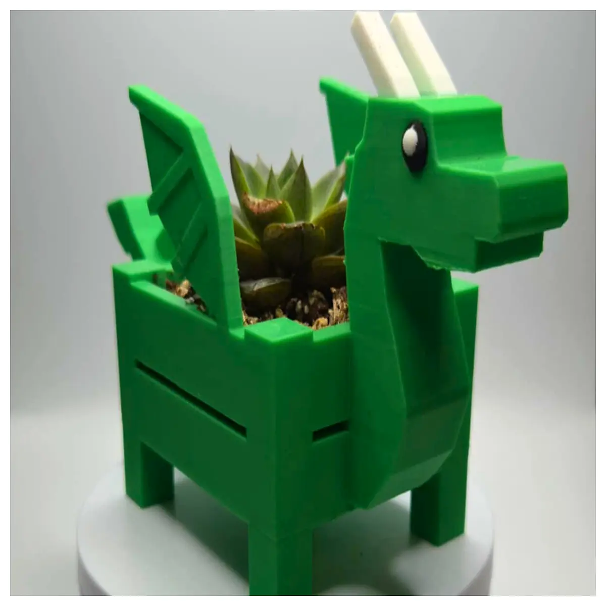 cute dragon planter pot mini succulent vase small resin figurine desk decoration