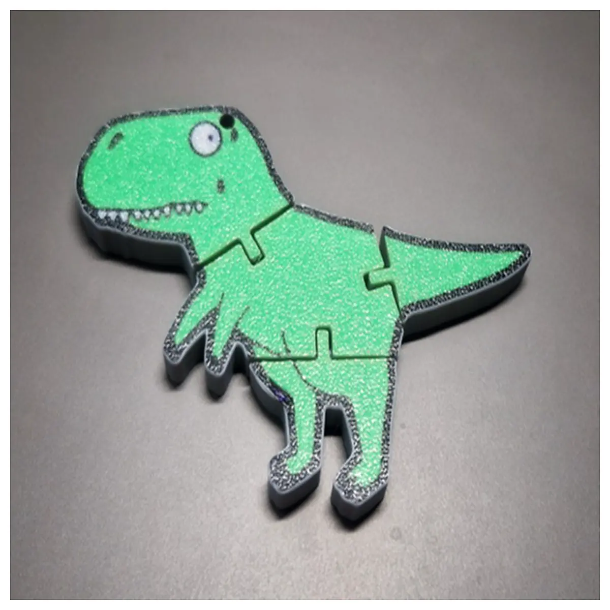 dinosaur keychain suspicious t rex funny angry toy for kids bag charm