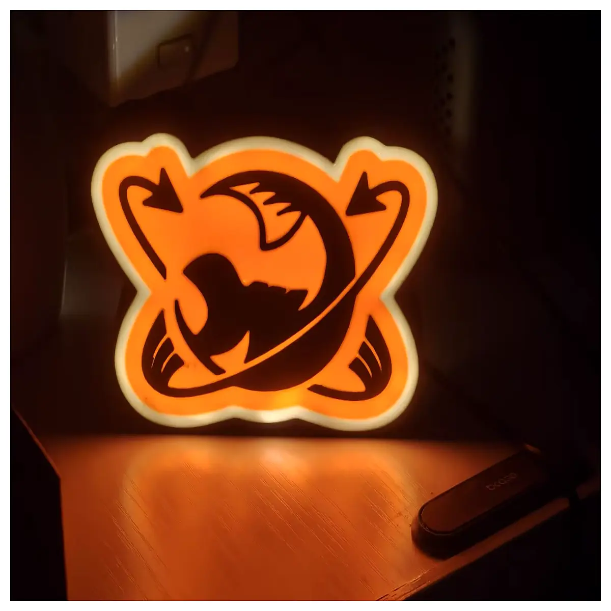 bear shop sign neon gaming room decor anime wall art