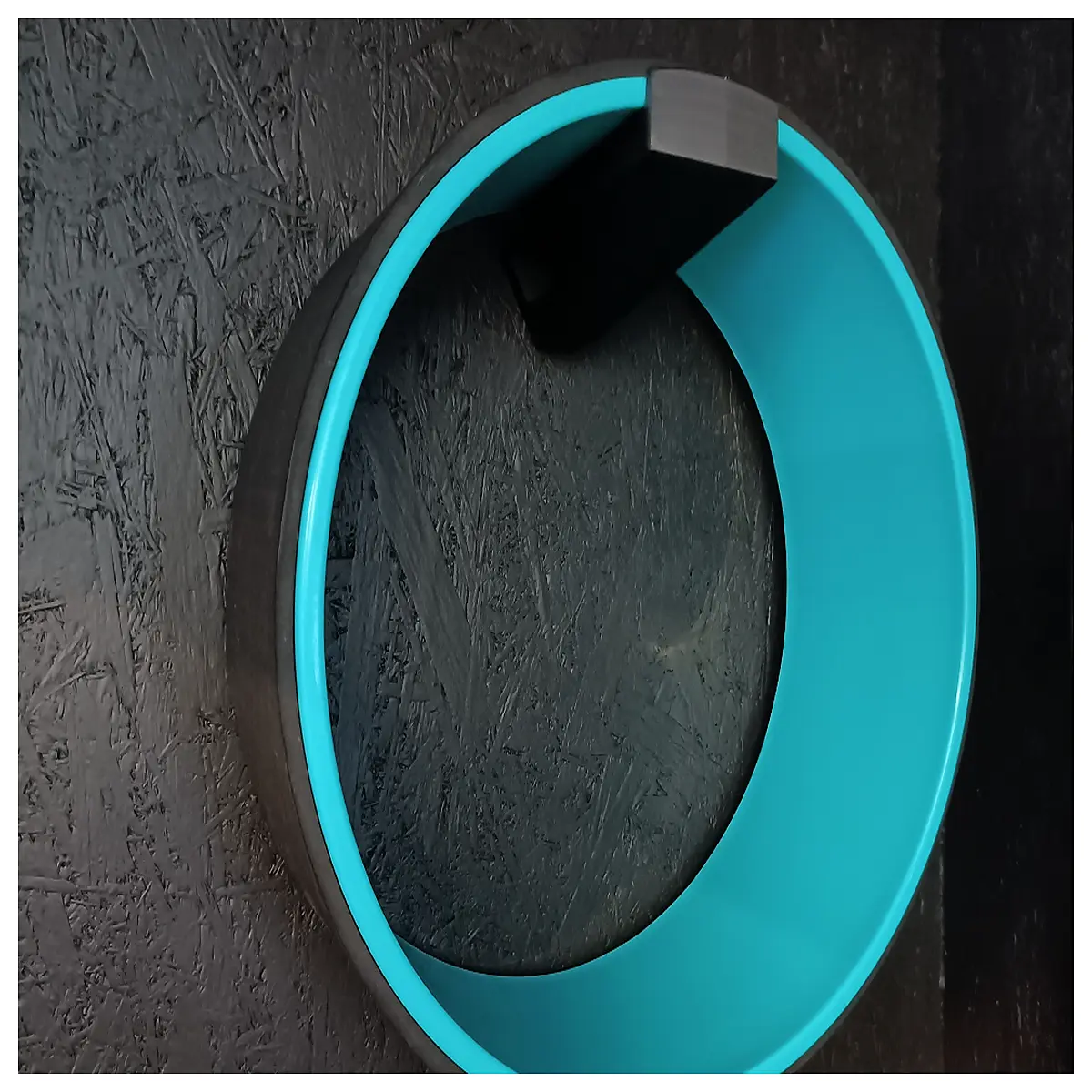 yoga wheel wall mount holder organizer storage rack for pilates exercise equipment gym accessories space saving