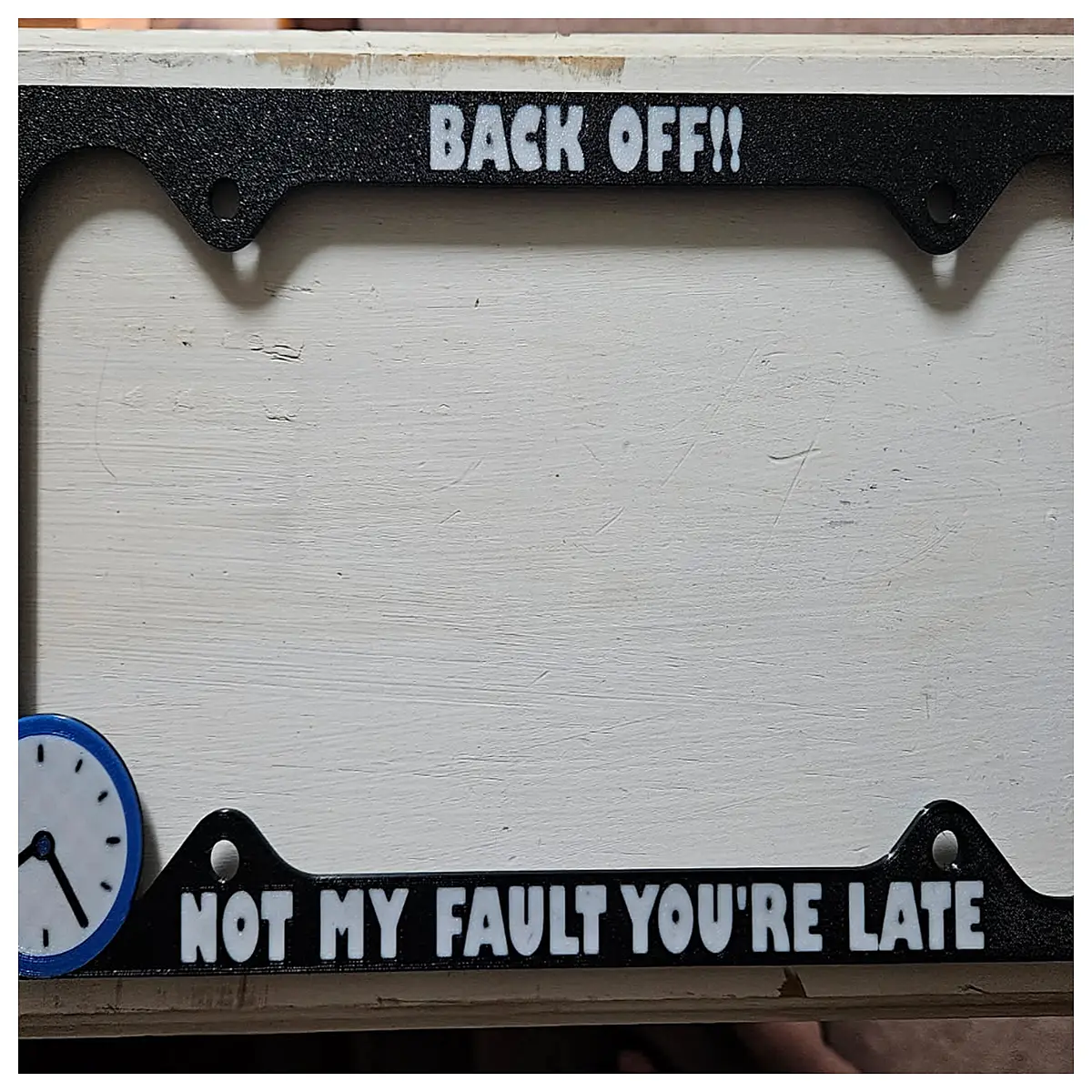 license plate frame rear trunk mount universal fit duty stainless steel car truck suv accessories