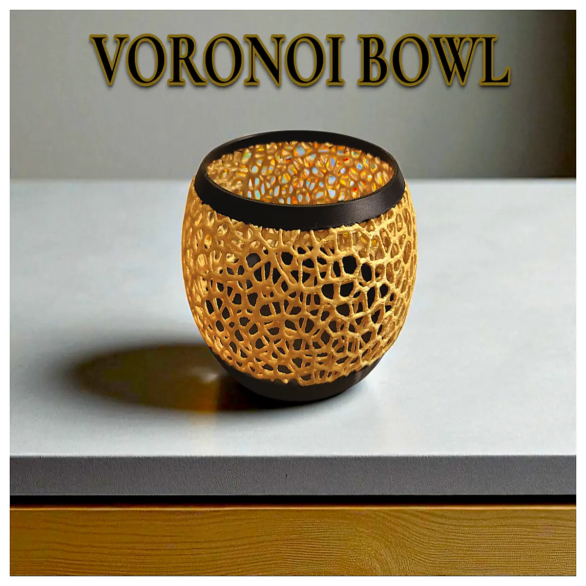 voronoi pattern bowl geometric ceramic serving dish modern home decor tableware