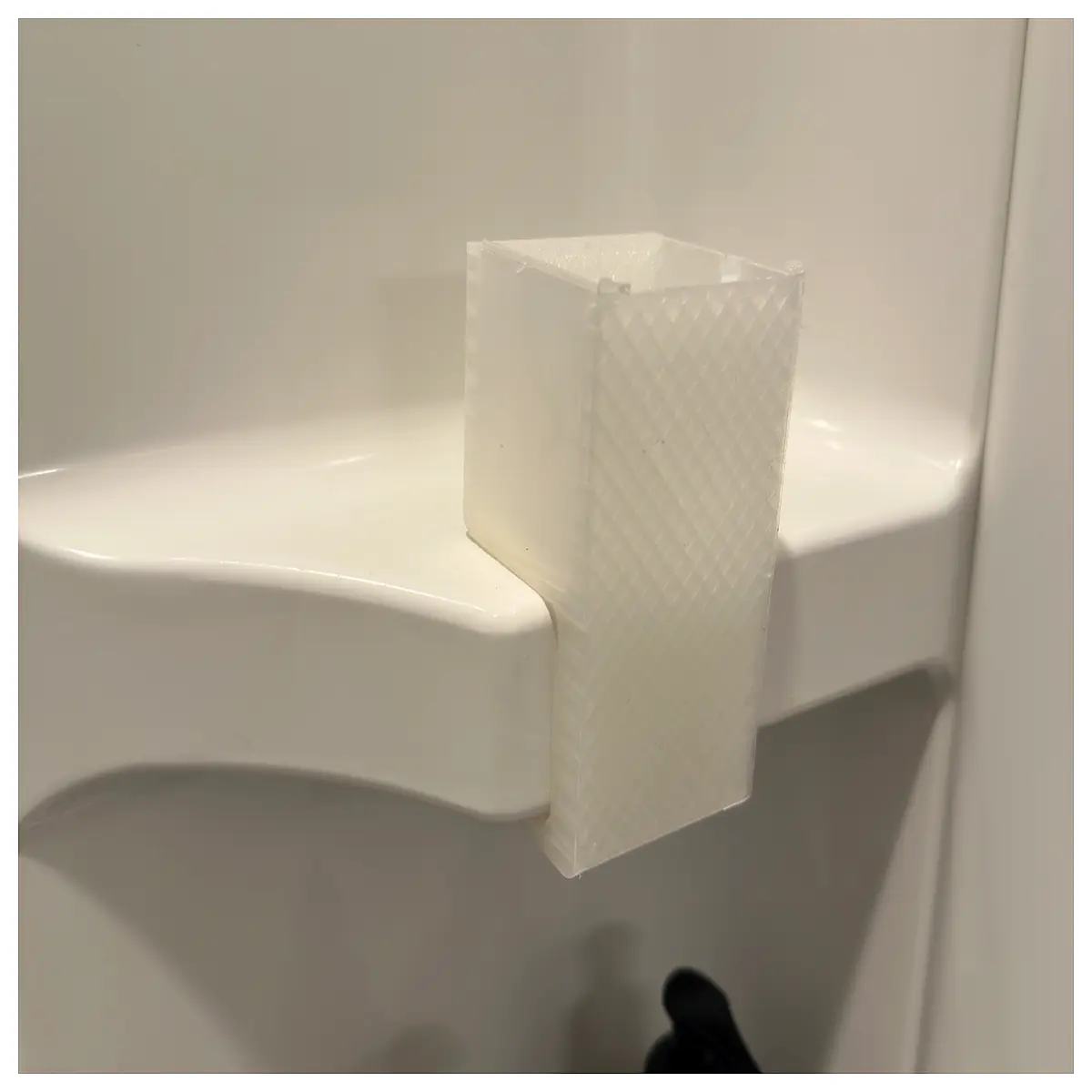 bathroom hair catcher bin for shower drain clog prevention pet fur trash can with lid