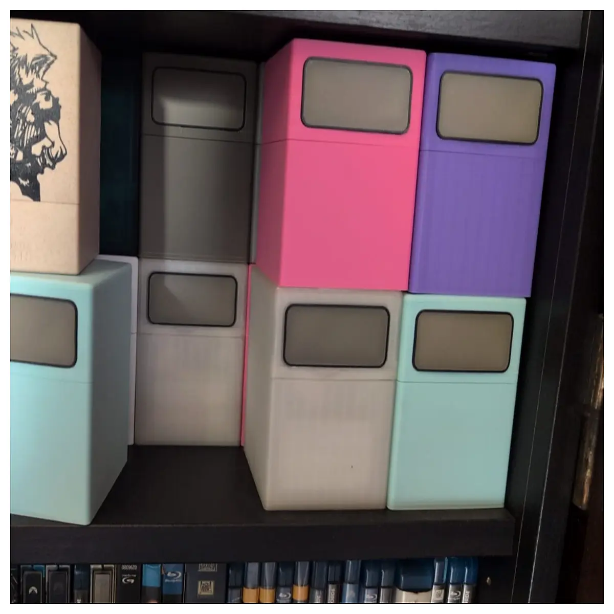 leader commander tcg card storage box organizer sleeve holder deck protector case
