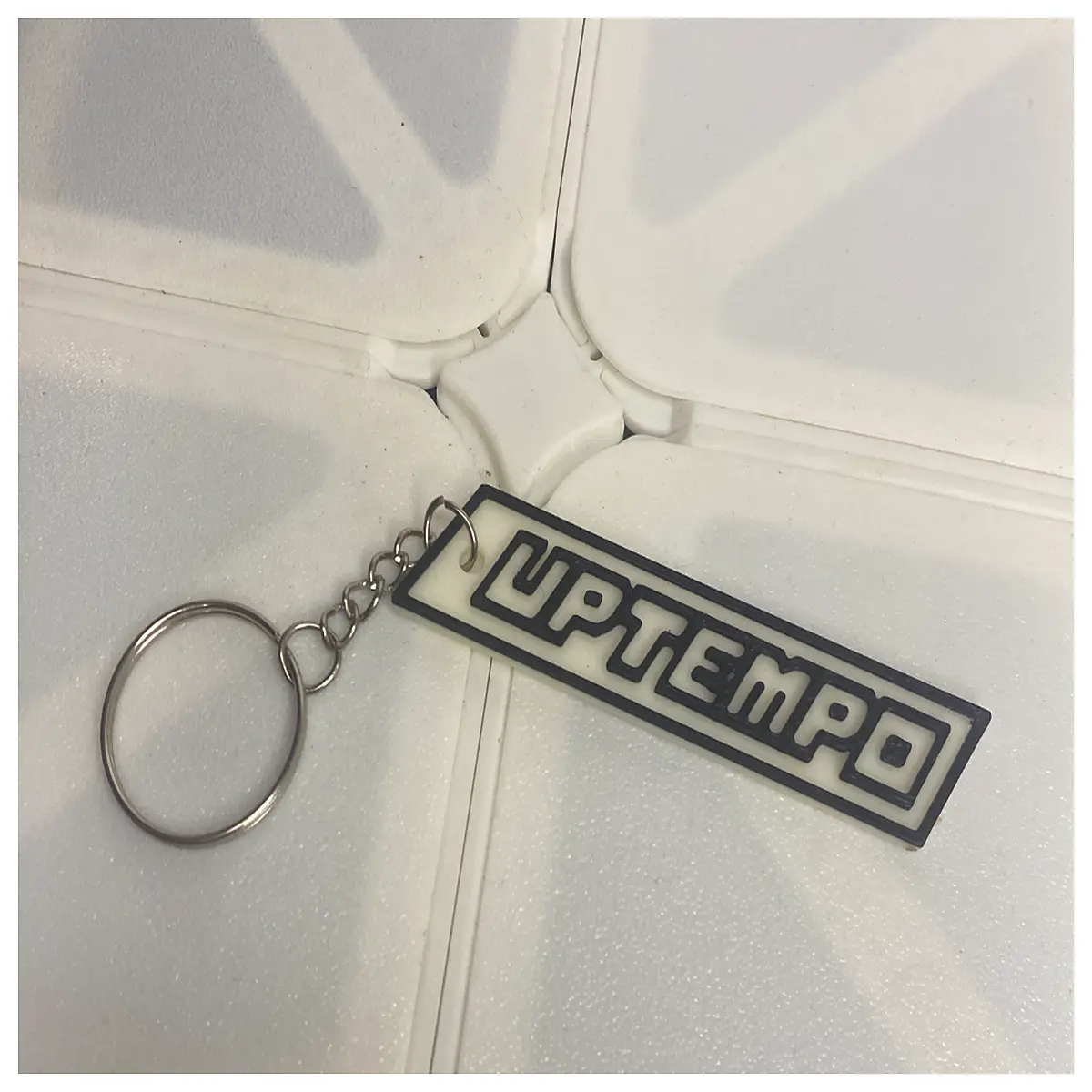 duty metal keychain with loud click sound tactical gear for men durable steel fob satisfying noise maker rugged outdoor survival accessory