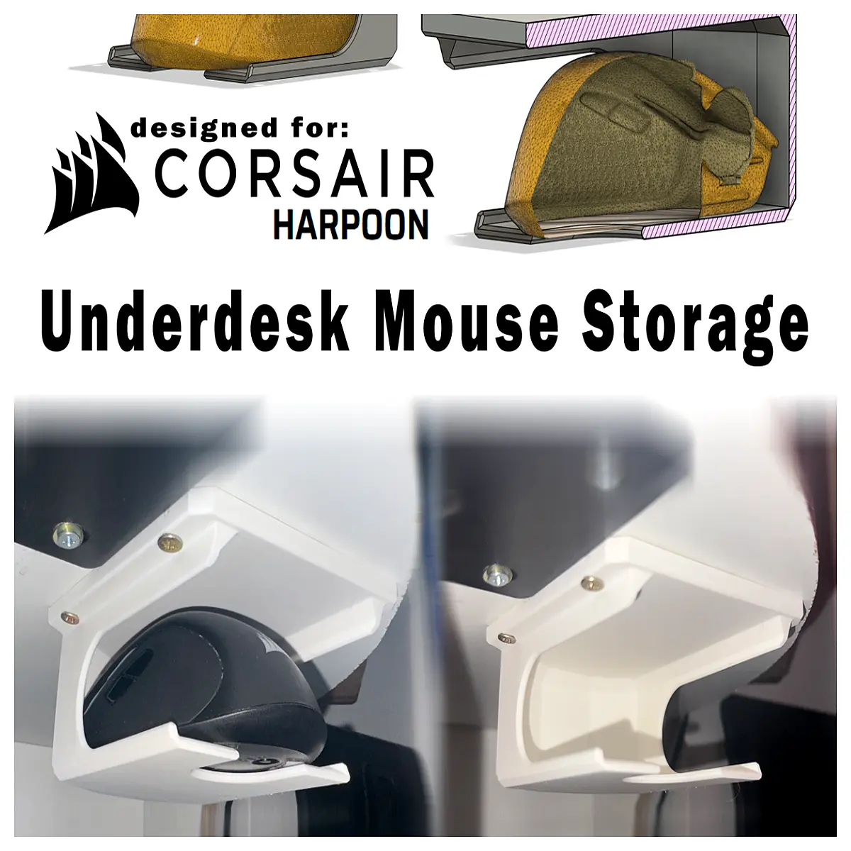 under desk tray organizer cable management clip holder for computer workspace tidy storage